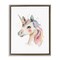Stupell Industries Dreamy Pastel Unicorn Floating Frame, design by LSR Design Studio